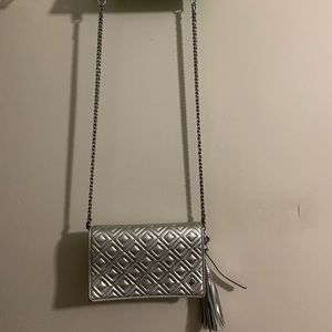 Crossbody Tory Burch Bag Silver